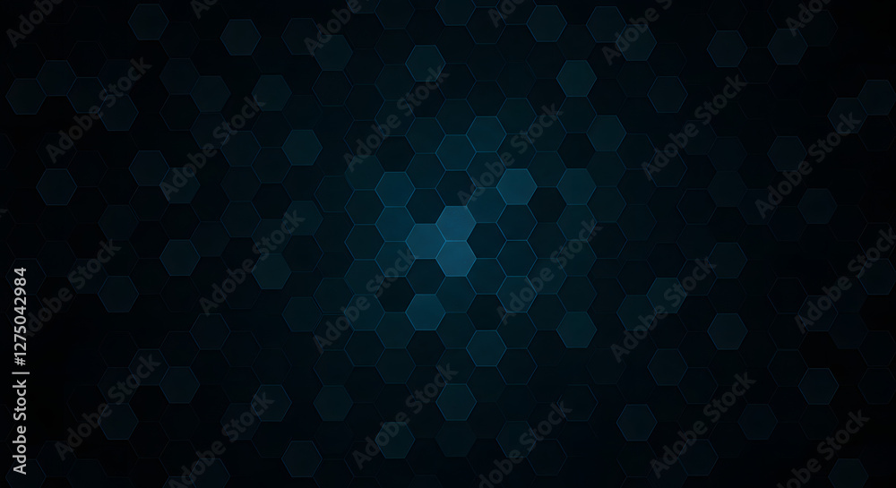 Wall mural hexagons pattern. geometric abstract background with simple hexagonal elements. medical, technology,
