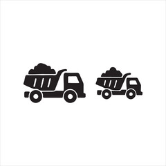 Naklejka premium vector illustration of a truck