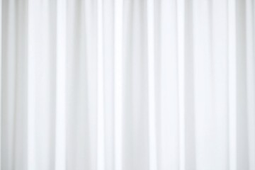 Close up of white curtain vertical blurred diagonal lines
