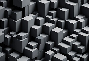 A Dynamic Geometric Landscape of Asymmetrical Gray Cubes