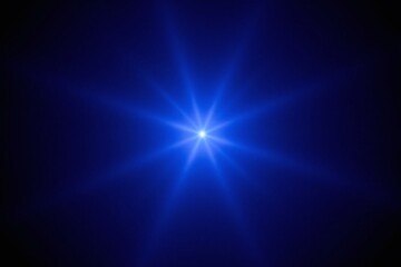 Obraz premium Dark blue background with bright blue glowing light streak effect
