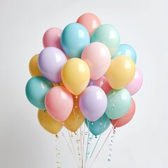 Pastel Balloons Bouquet