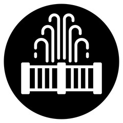fountain glyph icon