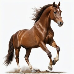 Fototapeta premium Powerful Brown Horse Running