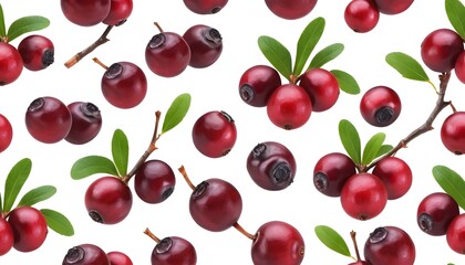 Cranberry Seamless Pattern