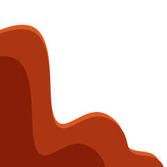 Chocolate Wavy Corner