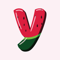 Watermelon Alphabet and Number