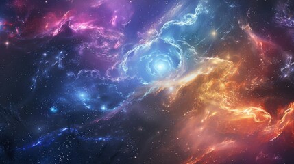 Cosmic Kaleidoscope: Science Fiction Wallpapers with Mesmerizing Deep - Space Imagery
