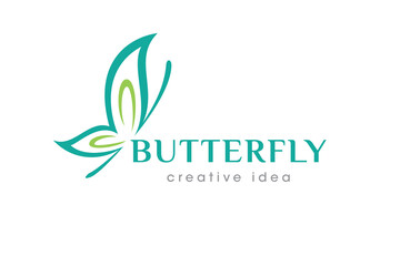 Creative Butterfly Logo Design Template