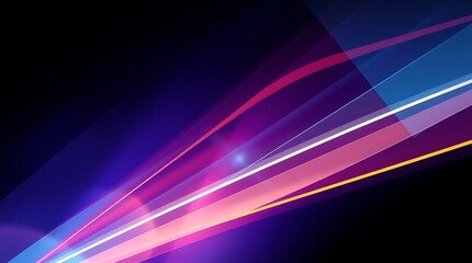 Obraz premium Abstract Glowing Lines Background with Dynamic Light and Modern Design