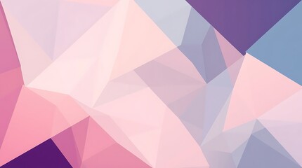 Obraz premium Abstract Polygon Background with Pastel Colors Geometric Design Art