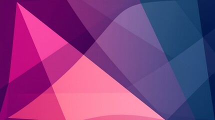 Obraz premium Abstract Geometric Background with Overlapping Shapes and Vibrant Color Palette