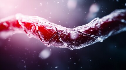 Microscopic Artery  3D Render  Blood Vessel  Cellular  Virology  Immunology  Science  Medi