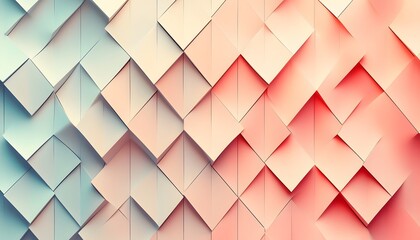 Obraz premium Abstract geometric pattern of tiles creating a subtle gradient