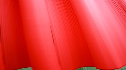 Abstract Red Fabric with Light and Shadow Play on Soft Texture