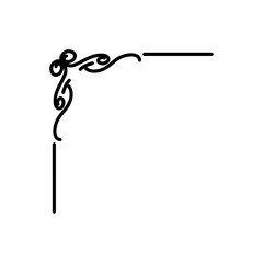 Classic Ornament Corner Border