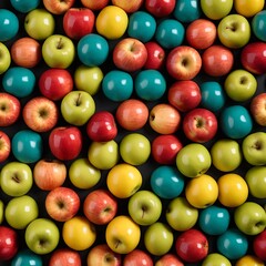 Colorful Apples Background