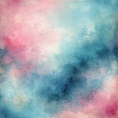 Obraz premium Abstract Pink and Blue Watercolor Texture