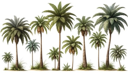 Tropical Palm Trees Collection