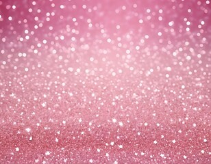 Pink Glitter Background, Sparkling Texture