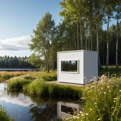 Modern Lakeside Cabin Retreat