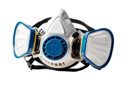 respirator mask isolated on white background