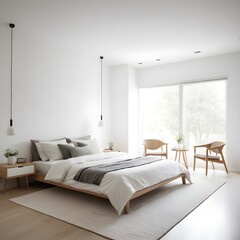 Minimalist Scandinavian Bedroom Interior Design