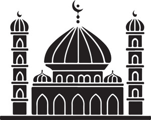 vector illustration of a mosque