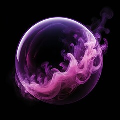 Obraz premium Purple Smoke Orb