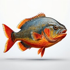 Fototapeta premium Vibrant Tropical Fish, Colorful Freshwater Fish