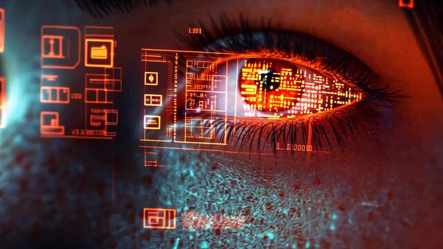 Cybernetic Eye: A Digital Glance into the Future