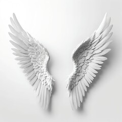 Fototapeta premium White Angel Wings