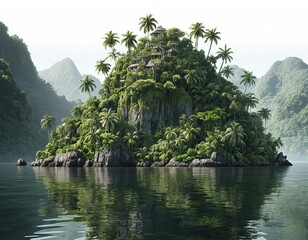 Tropical Island Paradise Resort