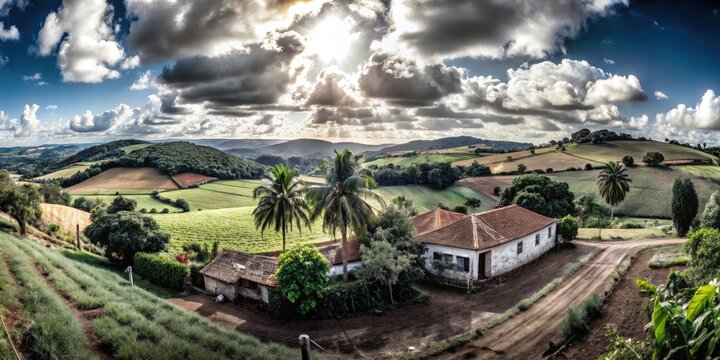 Cuscuz and breathtaking landscapes unite in stunning Northeast Brazilian panoramic photography.