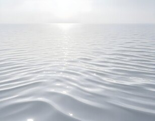 Serene White Water Surface