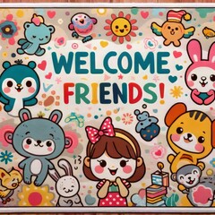 Obraz premium Zombie Welcome Mat – Doormat printed with Trespassers Will Be