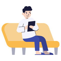 Work From Home Character