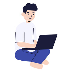 Work From Home Character