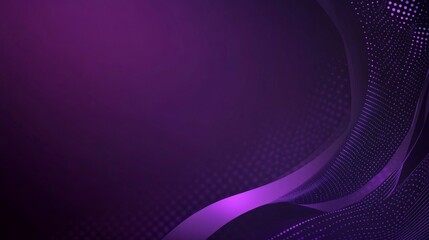 Dna biotechnology science background in purple futuristic style with blank space, abstract molecular structure and genetic research concept



