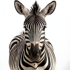 Close-up Portrait of a Zebra