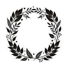 laurel wreath vector illustration
