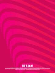 Digital technology futuristic pink background. Abstract futuristic wave lines background with gradient effect. Suitable for covers, posters, websites, brochures, flyers, banners, presentations, etc.