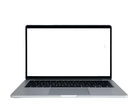 laptop mockup transparent background isolated - Powered by Adobe