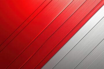 Obraz premium Abstract Red and Silver Background with Smooth Brush Strokes