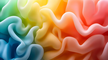 Vibrant, colorful fabric textures that flow and twist, creating a dynamic and lively backdrop for creative projects.