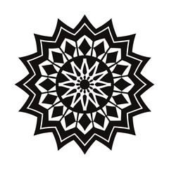 vector illustration of a snowflake