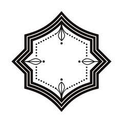 black and white shield vector illustration