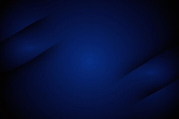 Abstract background with dark blue gradient and wave like lines