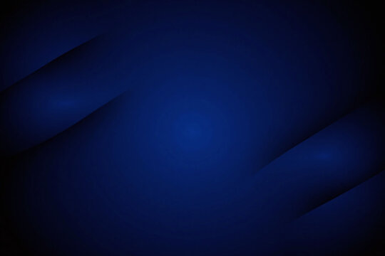 Abstract background with dark blue gradient and wave like lines
