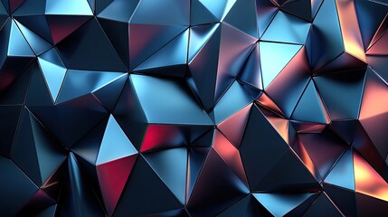 Abstract geometric polygonal background